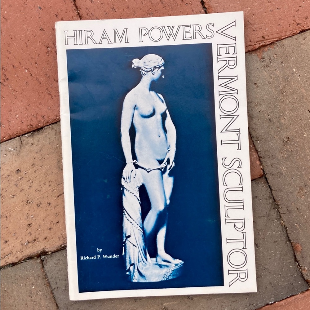 1974 Hiram Powers Vermont Sculptor Marble Greek Slave Sculpture New England